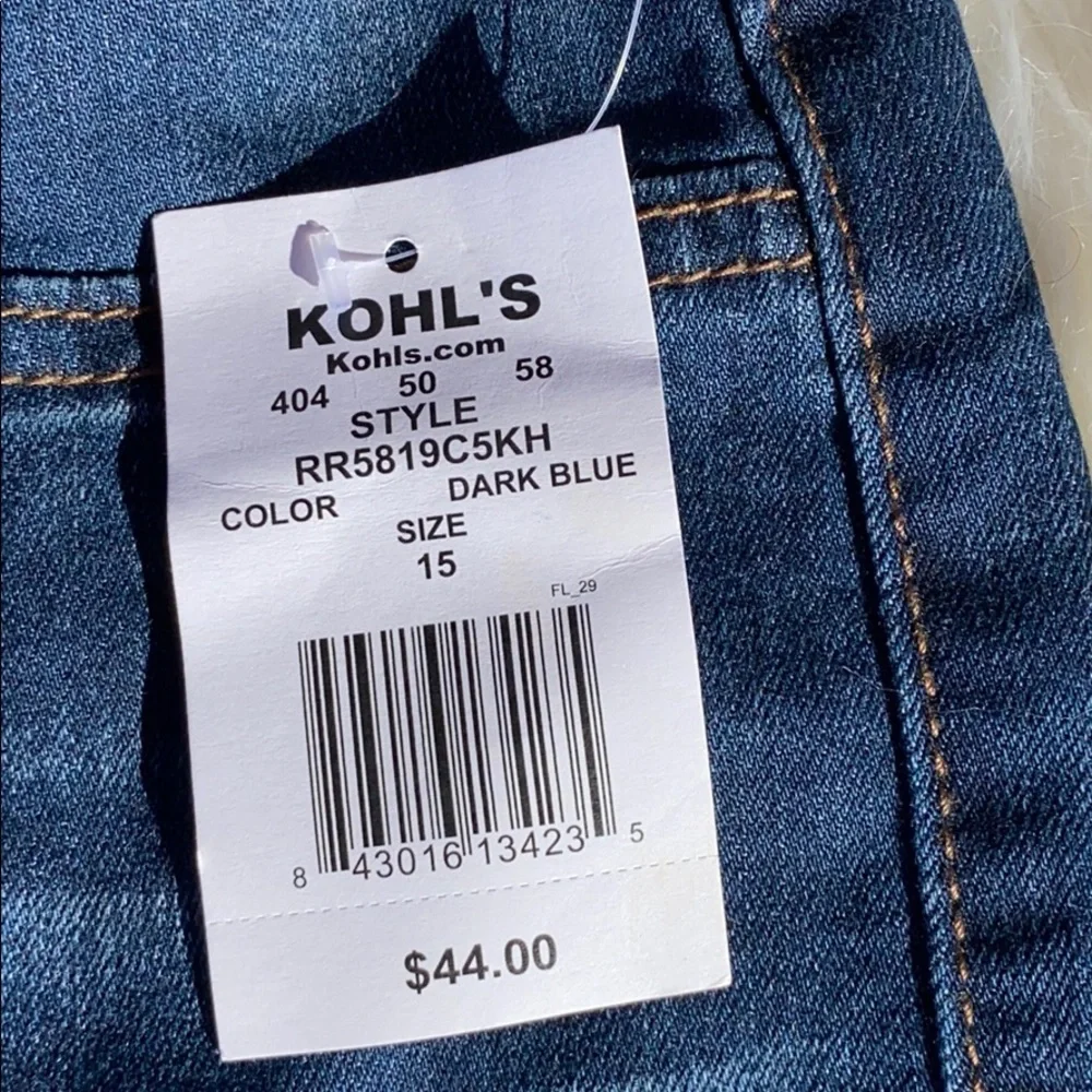 NWT Juniors’ Indigo Rein Mid-Rise Pull-On Jeggings